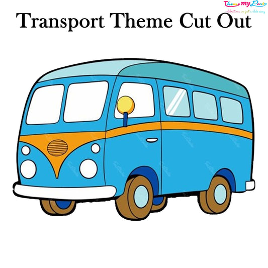 Transport Theme Birthday Party Cutout