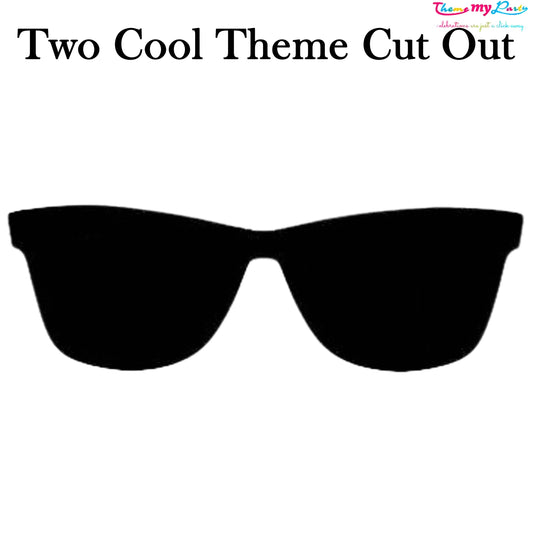 Two Cool Theme Birthday Party Cutout