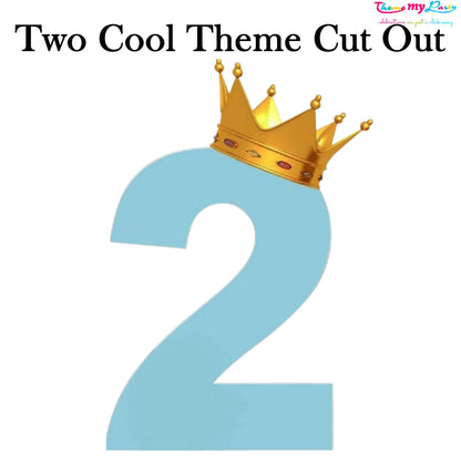 Two Cool Theme Birthday Party Cutout