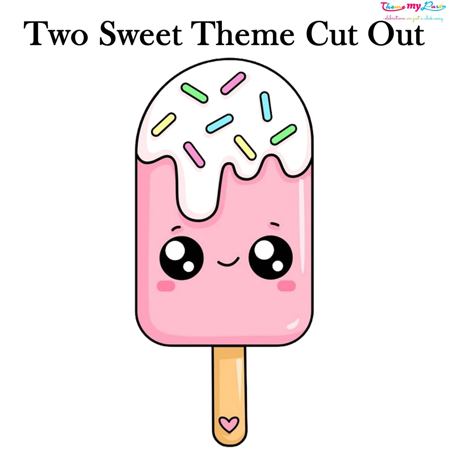 Candyland Birthday Theme Birthday Party Cutout