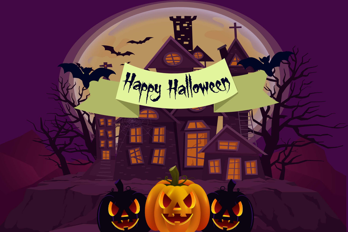 Halloween Party Welcome Board