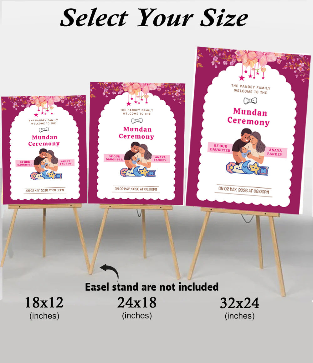 Mundan Welcome Sign Board