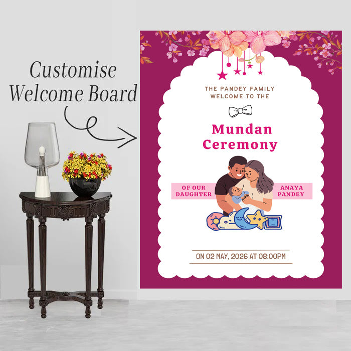 Mundan Welcome Sign Board