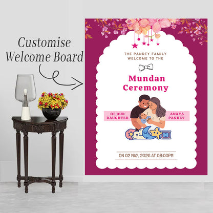 Mundan Welcome Sign Board