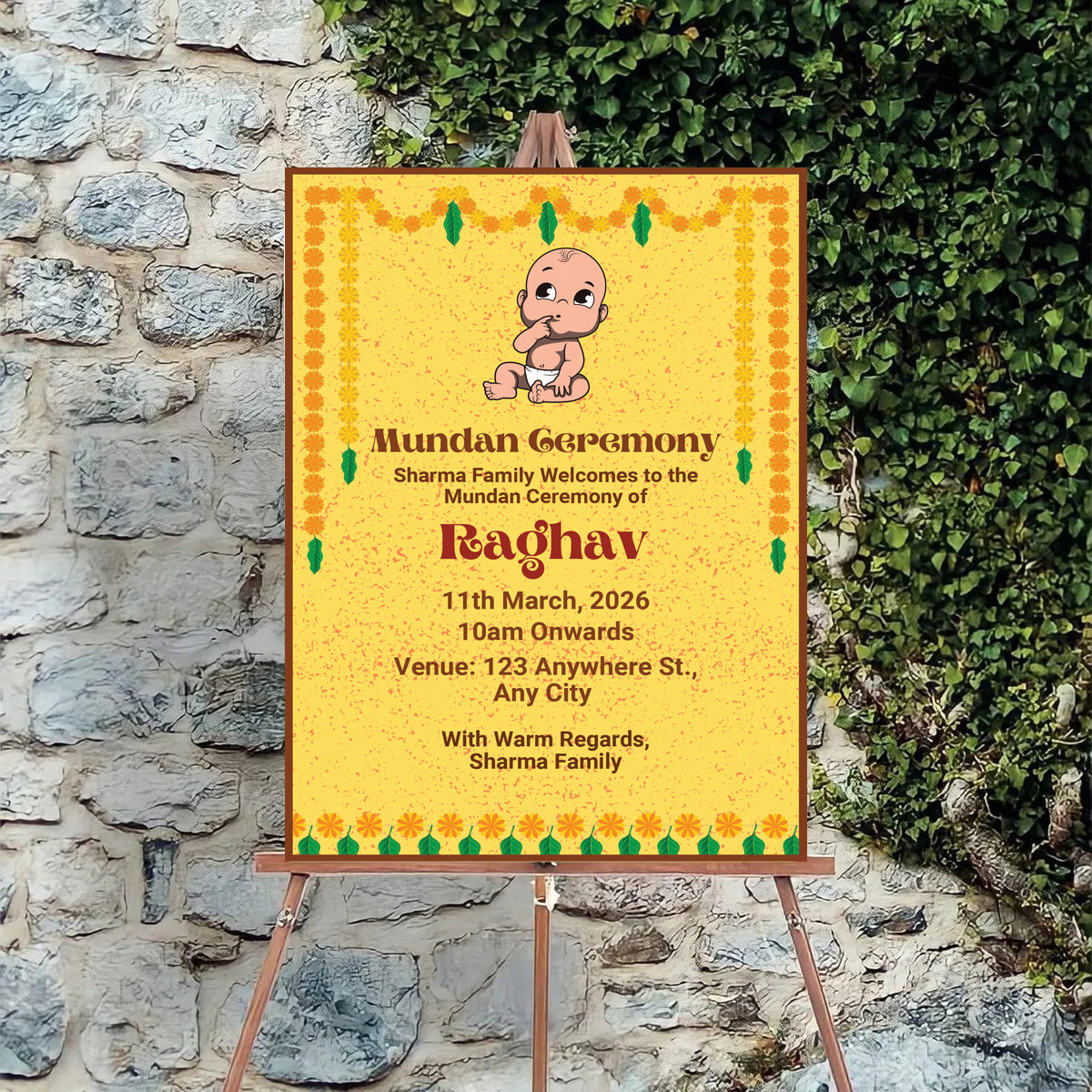 Mundan Welcome Sign Board