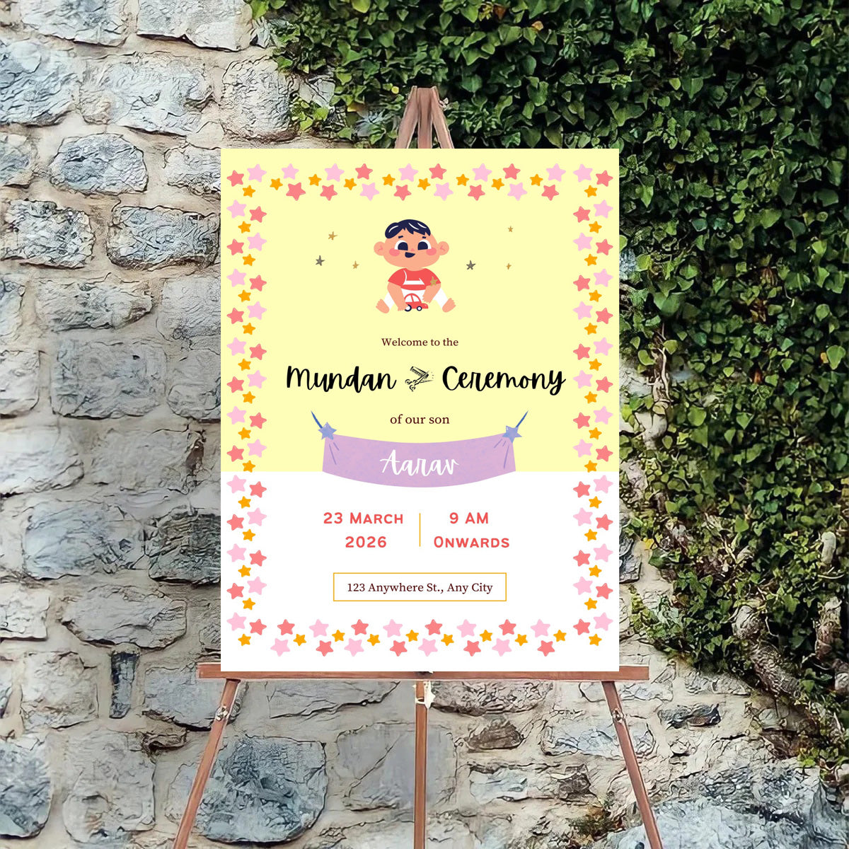 Mundan Welcome Sign Board