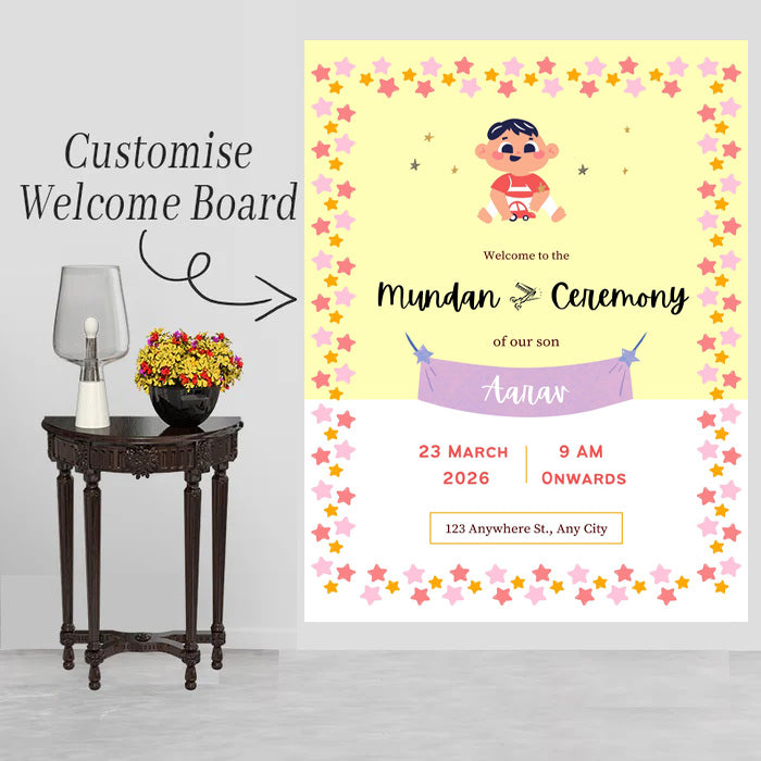 Mundan Welcome Sign Board