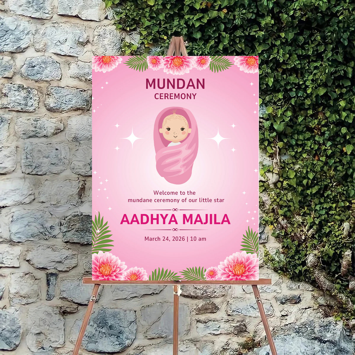 Mundan Welcome Sign Board