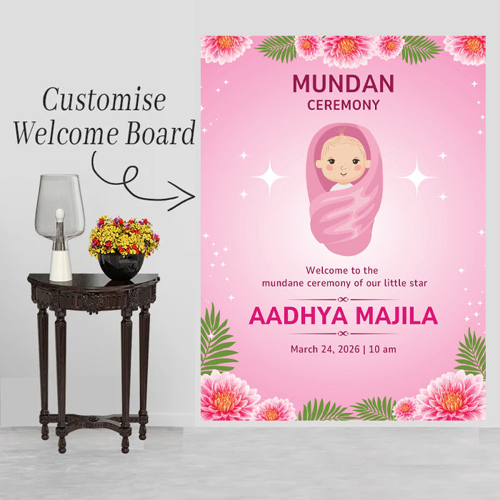 Mundan Welcome Sign Board