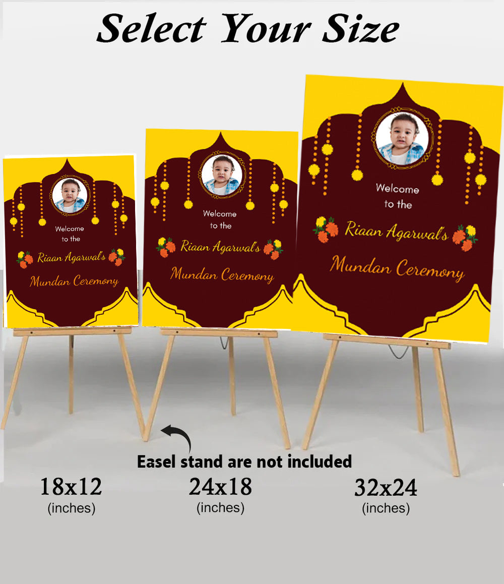 Mundan Welcome Sign Board