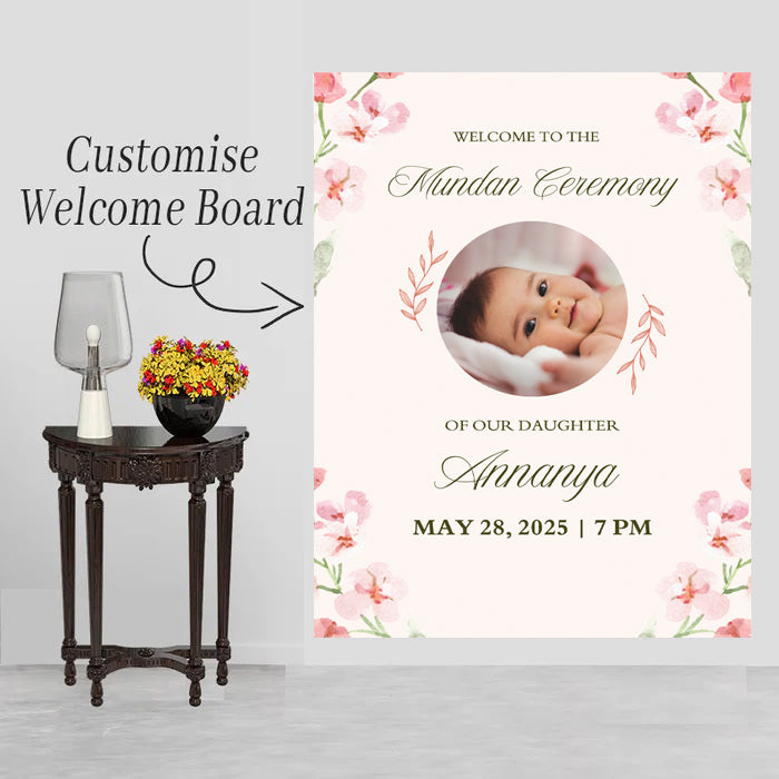 Mundan Welcome Sign Board