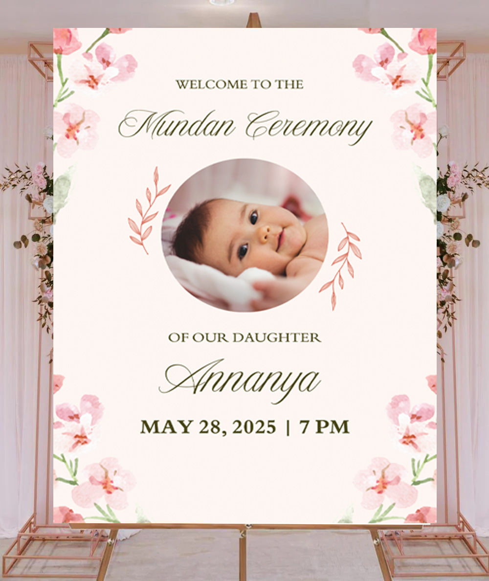 Mundan Welcome Sign Board