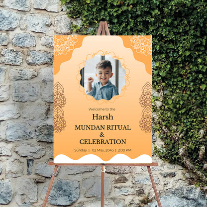 Mundan Welcome Sign Board