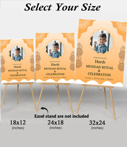 Mundan Welcome Sign Board