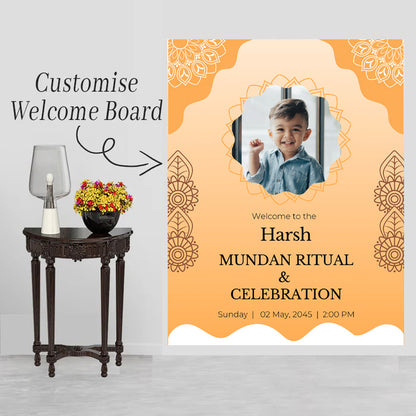 Mundan Welcome Sign Board