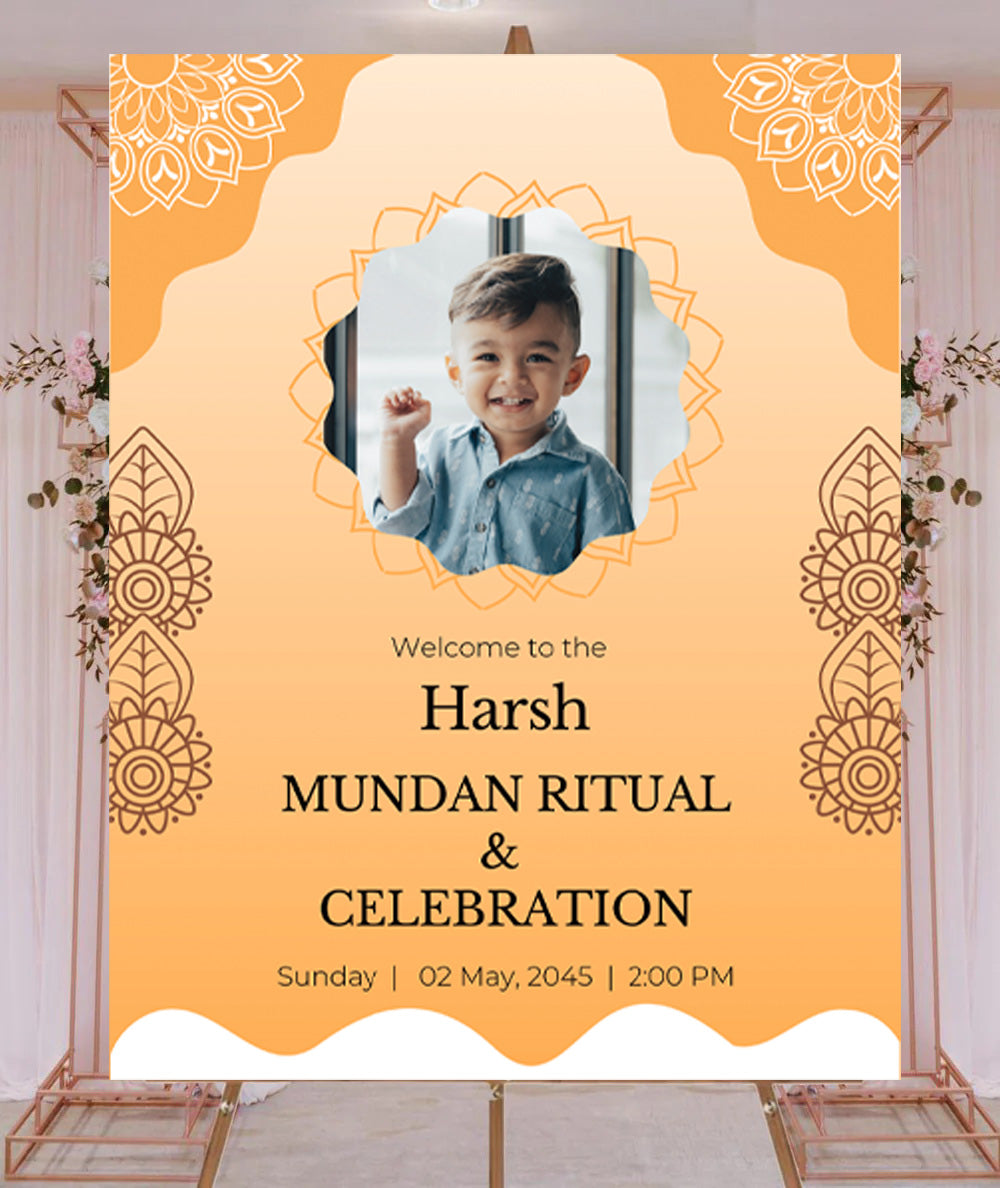 Mundan Welcome Sign Board