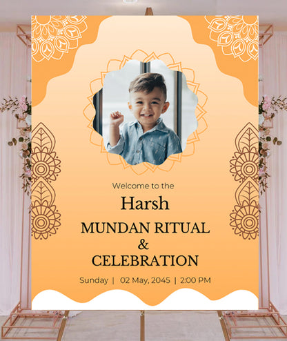 Mundan Welcome Sign Board