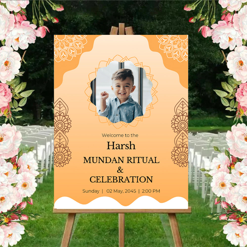 Mundan Welcome Sign Board