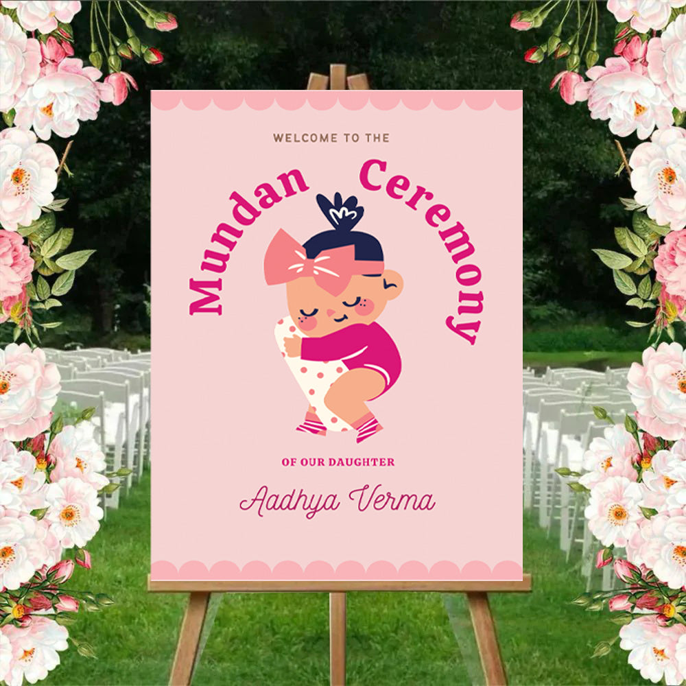 Mundan Welcome Sign Board