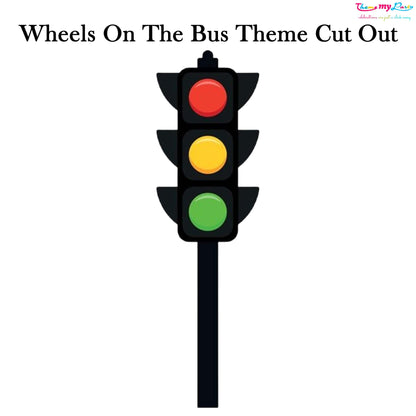 Wheel On The Bus Theme Birthday Party Cutout