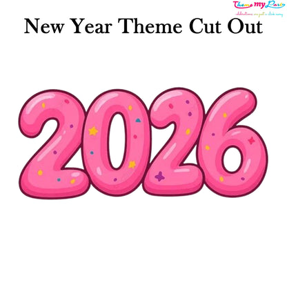 New Year Party Cutout