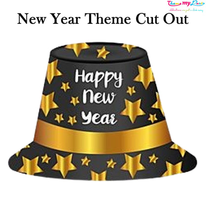 New Year Party Cutout