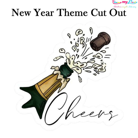 New Year Party Cutout
