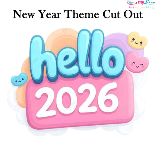 New Year Party Cutout