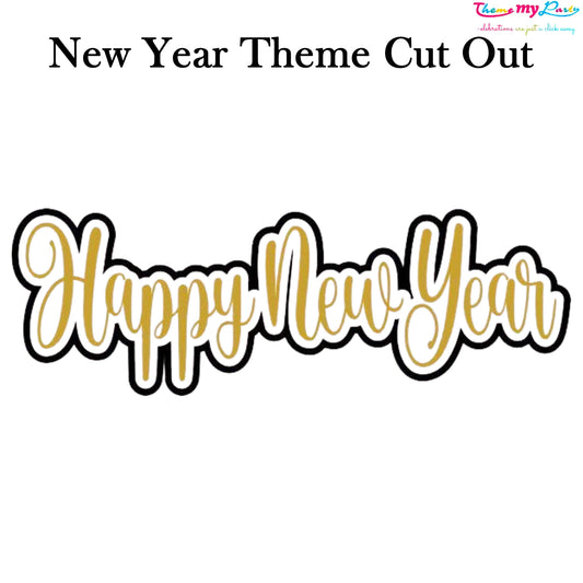 New Year Party Cutout