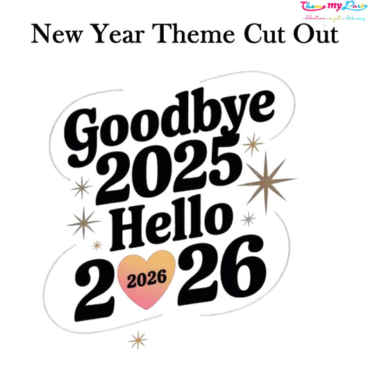 New Year Party Cutout