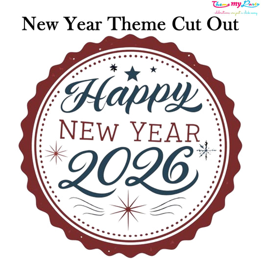 New Year Party Cutout
