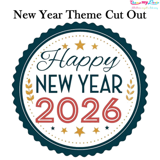 New Year Party Cutout