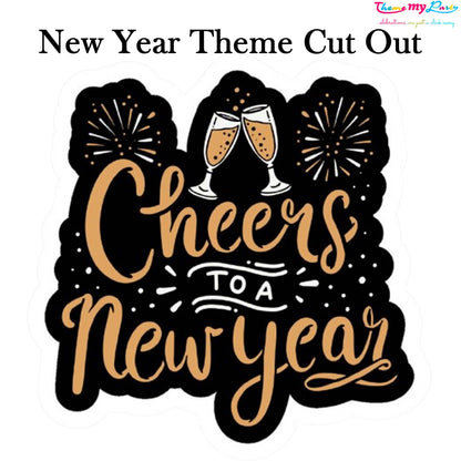 New Year Party Cutout