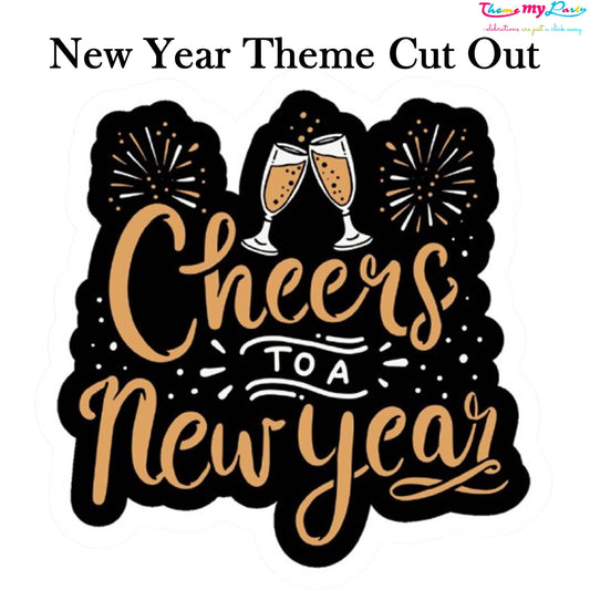 New Year Party Cutout