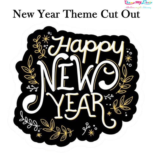 New Year Party Cutout
