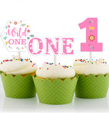 Wild  One Birthday Party Cupcake Toppers for Decoration