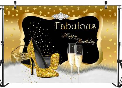 Joyful Birthday Party Backdrop 