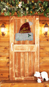 Christmas Outdoor/Indoor Merry Christmas Cap Cutout Decorations Or Hangings