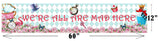 Alice Tea Party Theme Birthday Long Banner for Decoration