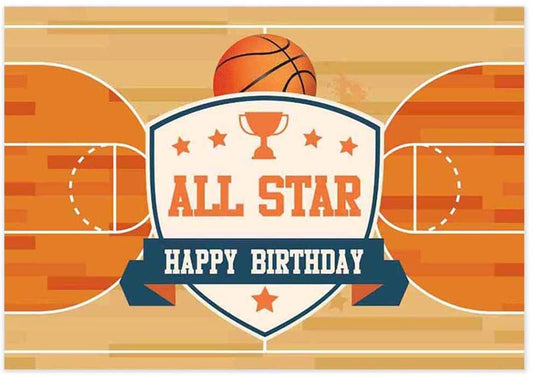 Sports  Theme Birthday Party Backdrop 