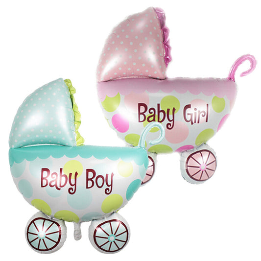 Boy Cradle Boy And Girl Cradle Pink Balloon Helium Quality Foil Balloon For Baby Welcome/Shower Party Supply Decorations