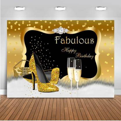 Joyful Birthday Party Backdrop 