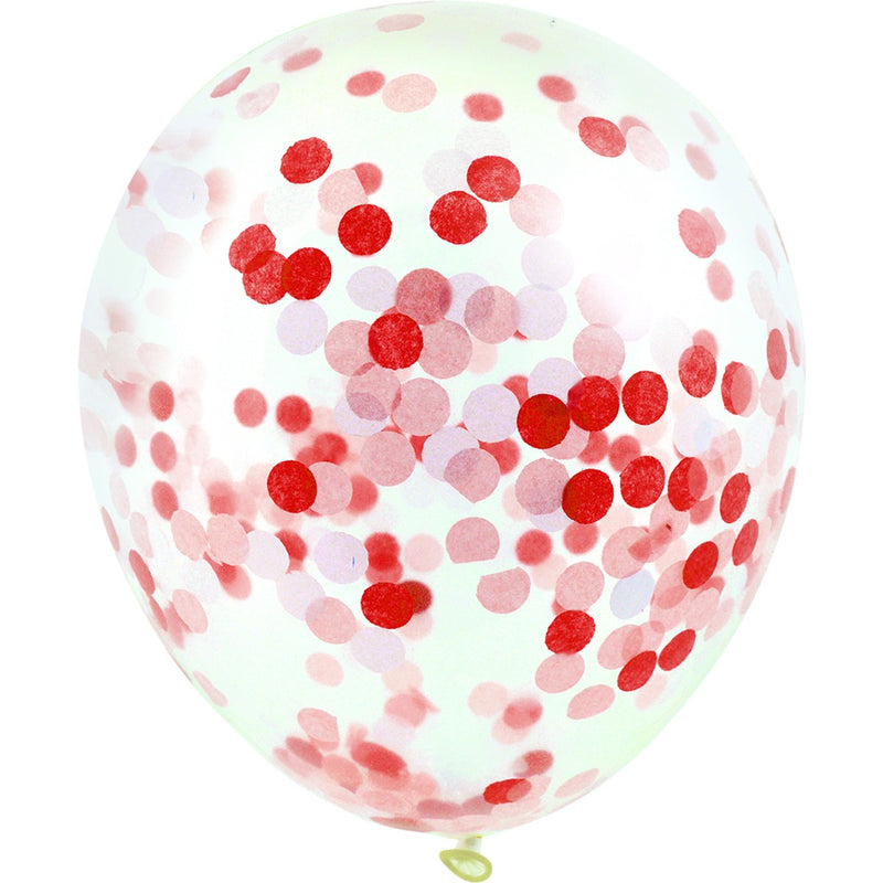 Red White Pink Balloons Set- Pack Of 50 | Valentines Day Decorations