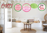 One In A Melon Theme Birthday Party Theme Hanging Set for Decoration 