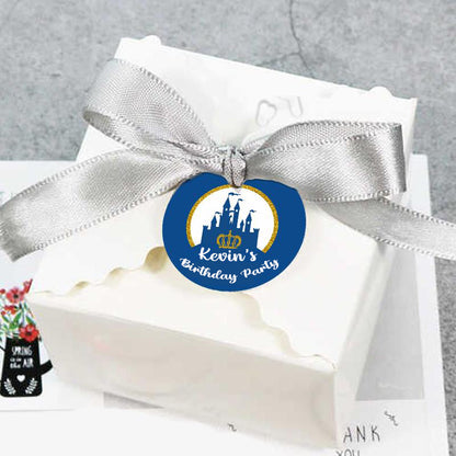 Prince Birthday Party Thank You Gift Tags