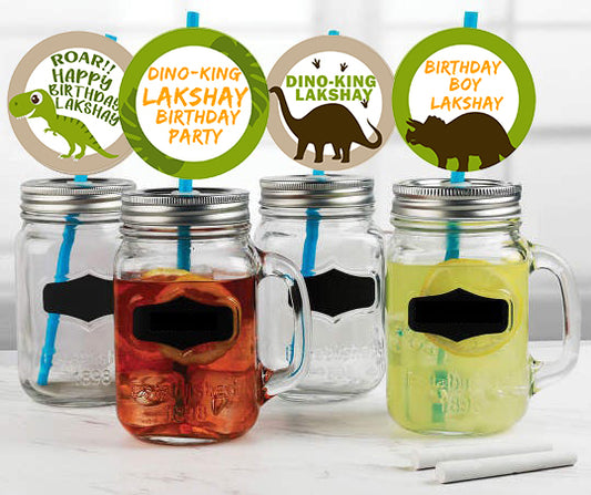 DINOSAUR THEME BIRTHDAY PARTY PAPER DECORATIVE STRAWS