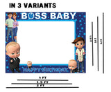 Boss Baby Birthday Party Selfie Photo Booth Frame
