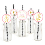 Ballerina Theme Birthday Party Paper Decorative Straws