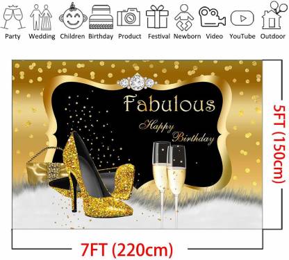 Joyful Birthday Party Backdrop 