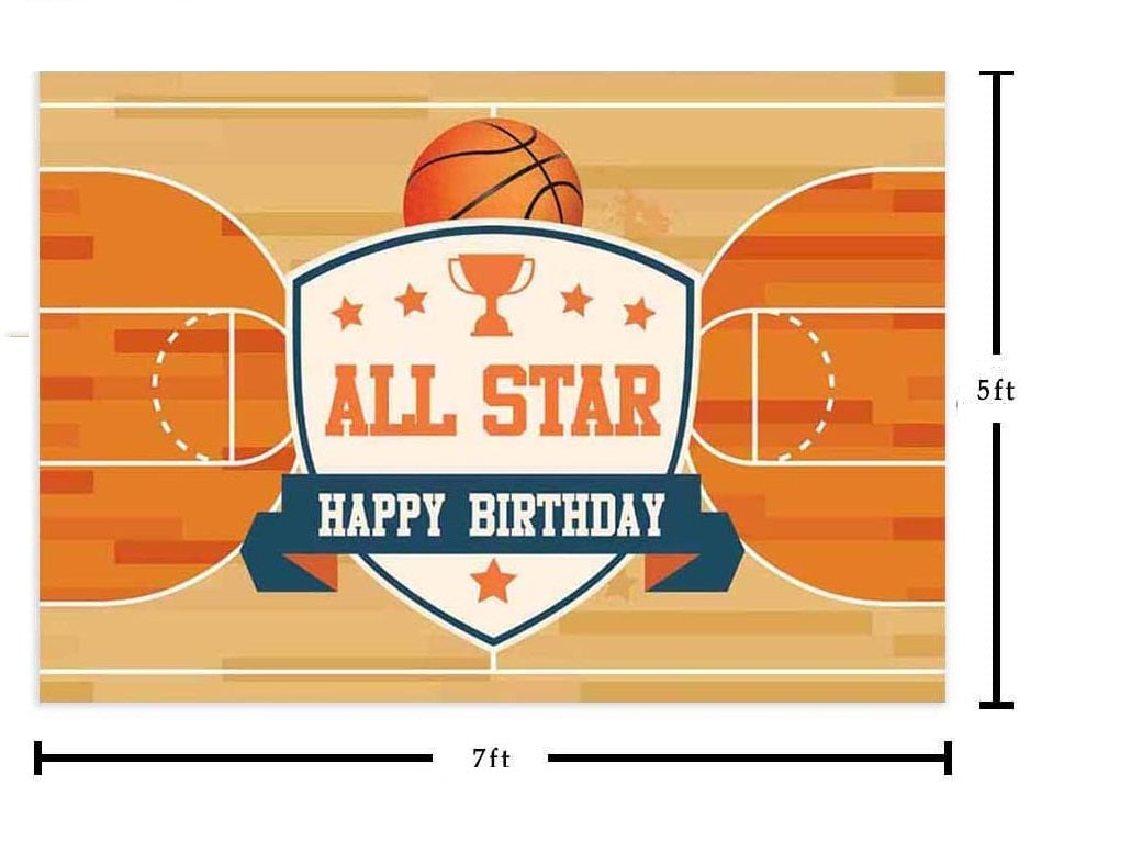 Sports  Theme Birthday Party Backdrop 